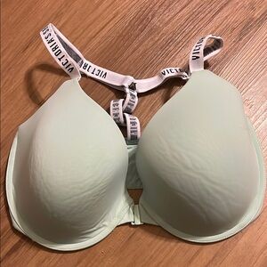 Victoria's Secret Green T-Shirt Lightly Lined Demi Bra with Underwire